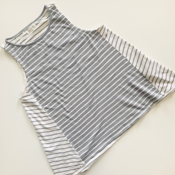Madewell Forward Seam Stripe Tank - Picture 1 of 5